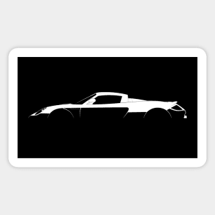 Porsche Carrera GT Silhouette Sticker